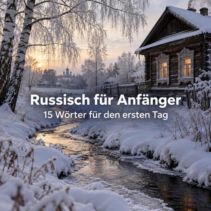 Russisch für Anfänger: 15 Wörter für den ersten Tag