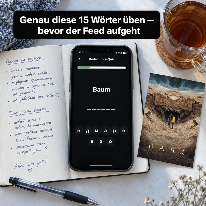 Genau diese 15 Wörter üben